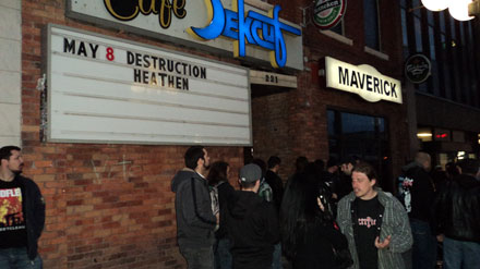 German speed metal DESTRUCTION live in Ottawa Ontario May 2011...... click here for more pics